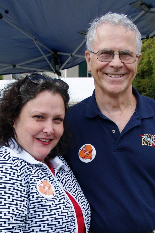 At the 2009 October Sky Festival Natalie Canerday and Homer Hickam. 